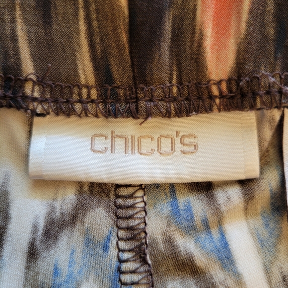 Chico's Casual Wide Leg Summer Pants Chico's Size 1 - Picture 7 of 9